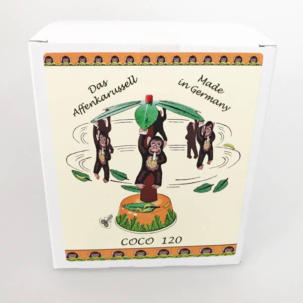 die Blechfabrik e.K. - Wholesale Classic toy – Kids - COCO the monkey carousel, Made in Germany1