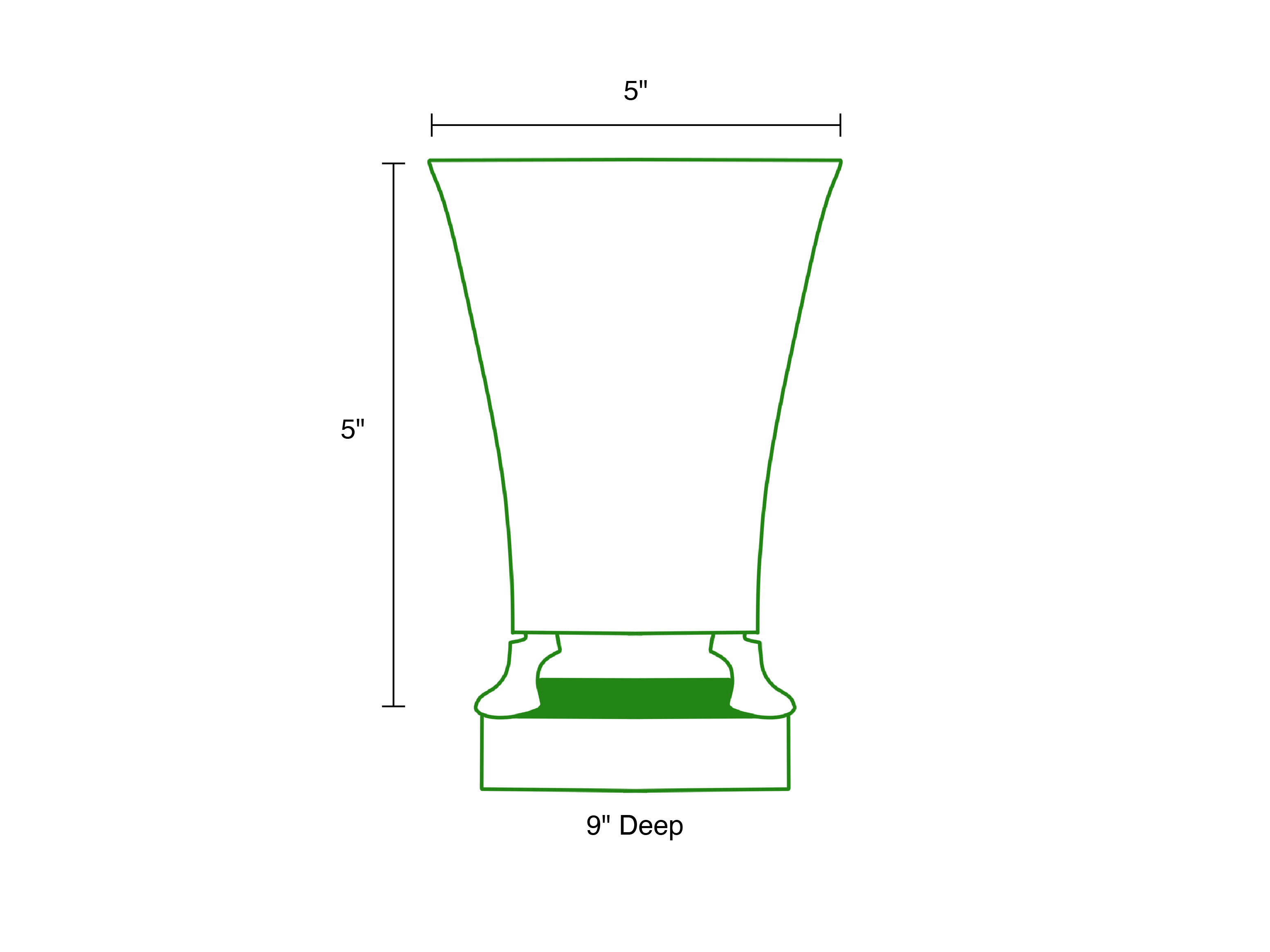 Jaye's Studio - Wholesale Plant Pot - Paws & Claws Fluted Square Cachepot Planter10