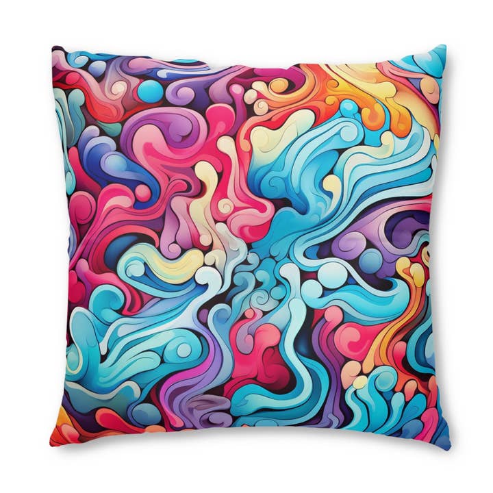 Gurminder Naaz - Square Floor Pillow for wholesale by Velvet Rust