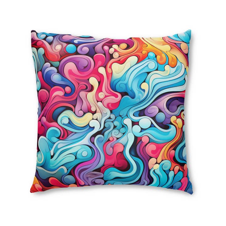 Gurminder Naaz - Square Floor Pillow for wholesale by Velvet Rust