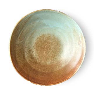 Fire & Earth 10" Shallow Bowl for wholesale by Spirit Wares