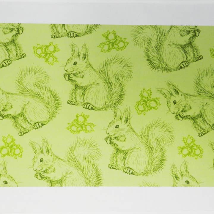 Half a Donkey – wholesale Tea towel – A Squirrel and his Nuts Large Cotton Tea Towel