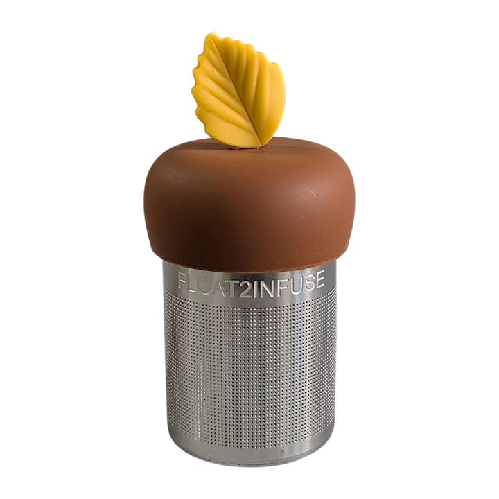 Gul Efterårsblad | Flydende Teesi | Lysebrun Base for engroshandel hos Float2infuse Tea Infuser