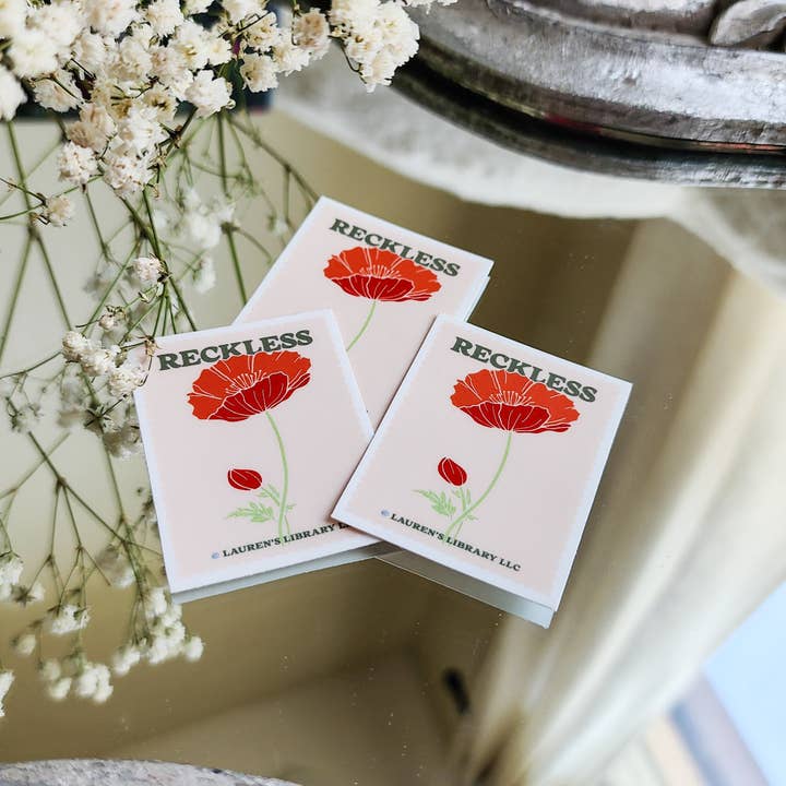 The Bean Workshop - Wholesale Sticker - Reckless Lauren Roberts Stamp Sticker1