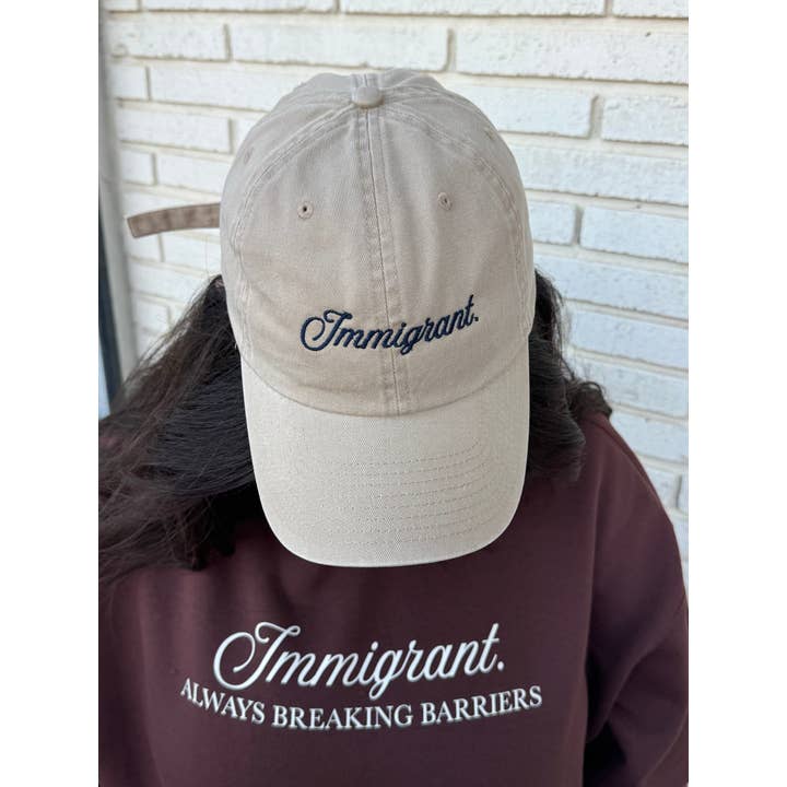 Jen Zeano Designs - Wholesale Baseball Cap - Women's - Immigrant Cap1