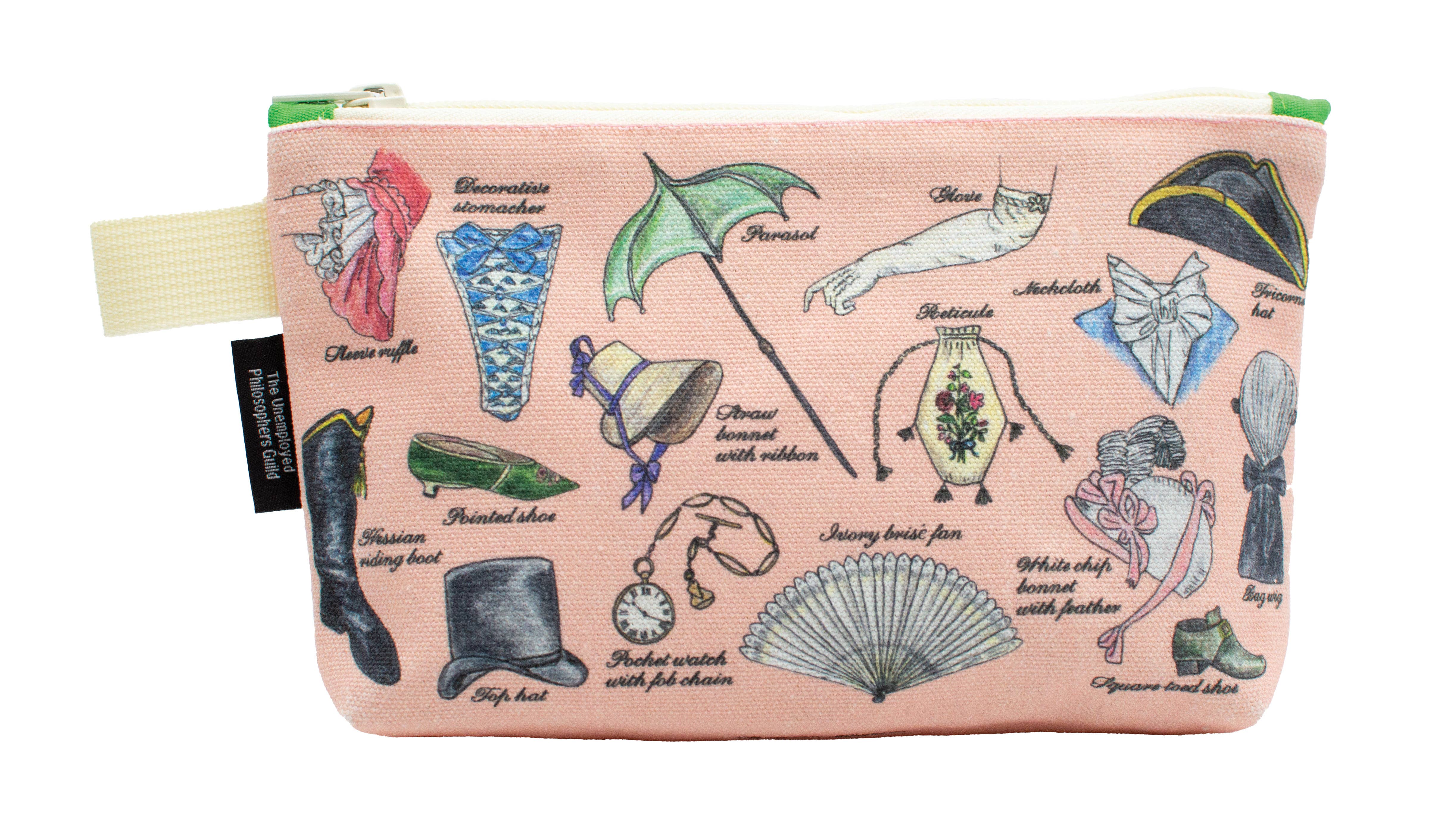 Unemployed Philosophers Guild - Wholesale Pouch - Unisex - Georgian Fashion Zipper Bag1