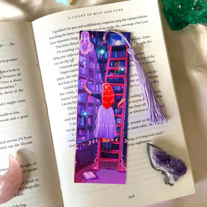 Brittany Keller Art – Großhandel Lesezeichen – Himmlisches Bibliotheks-Lesezeichen0