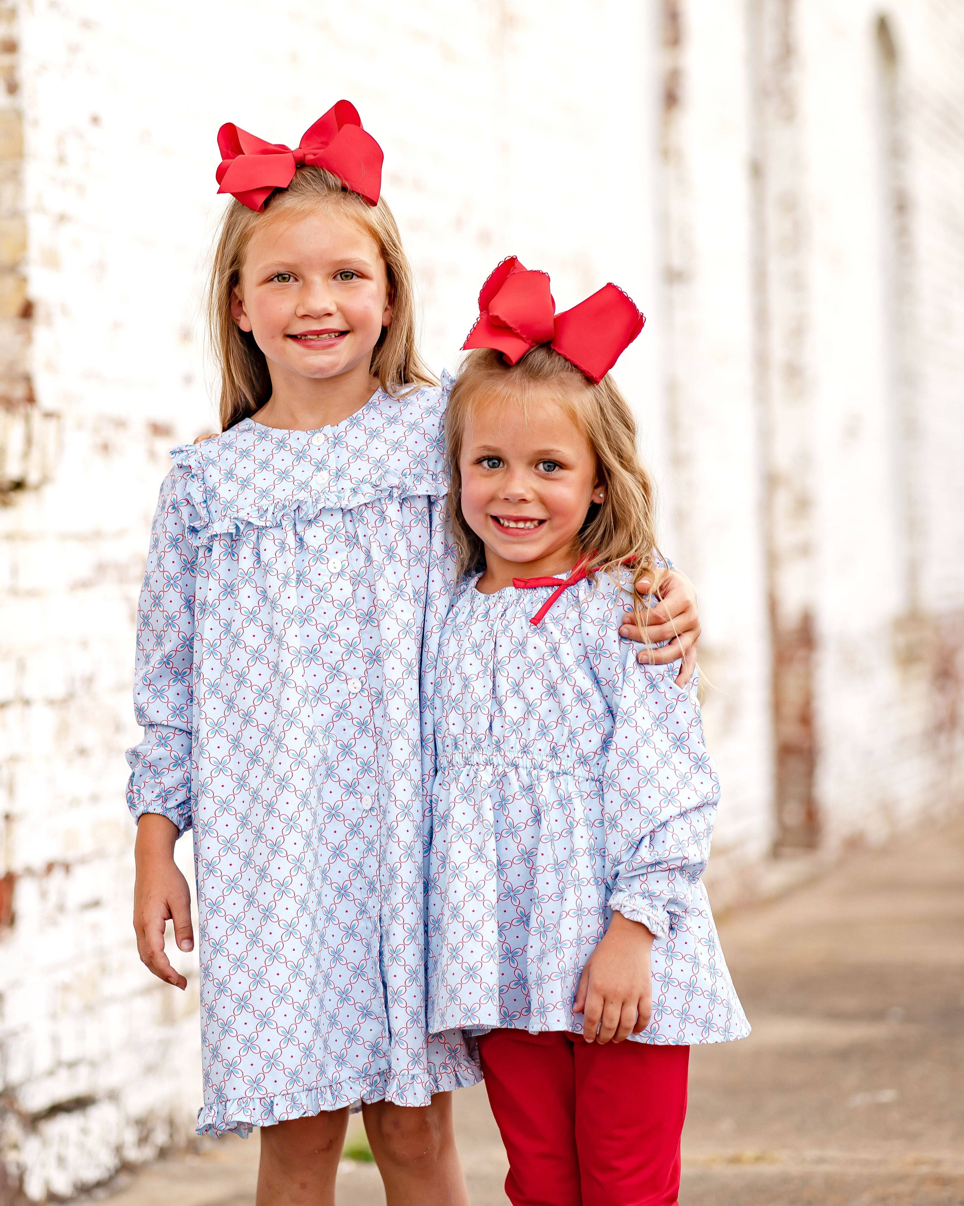 The Yellow Lamb - Wholesale Dress - Kids - Gloria Geometric - Benton Dress6