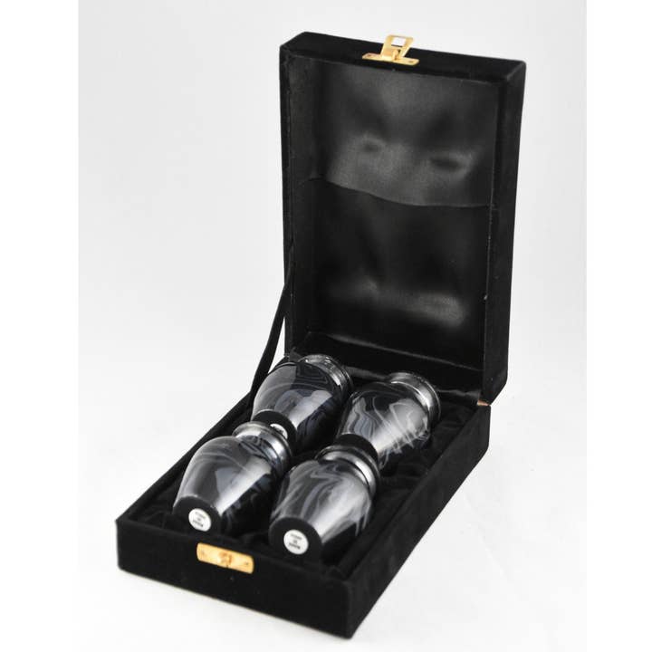 Ensemble de 4 souvenirs de qualité supérieure avec finition en marbre pour Ashes pour la vente par Plutus imports
