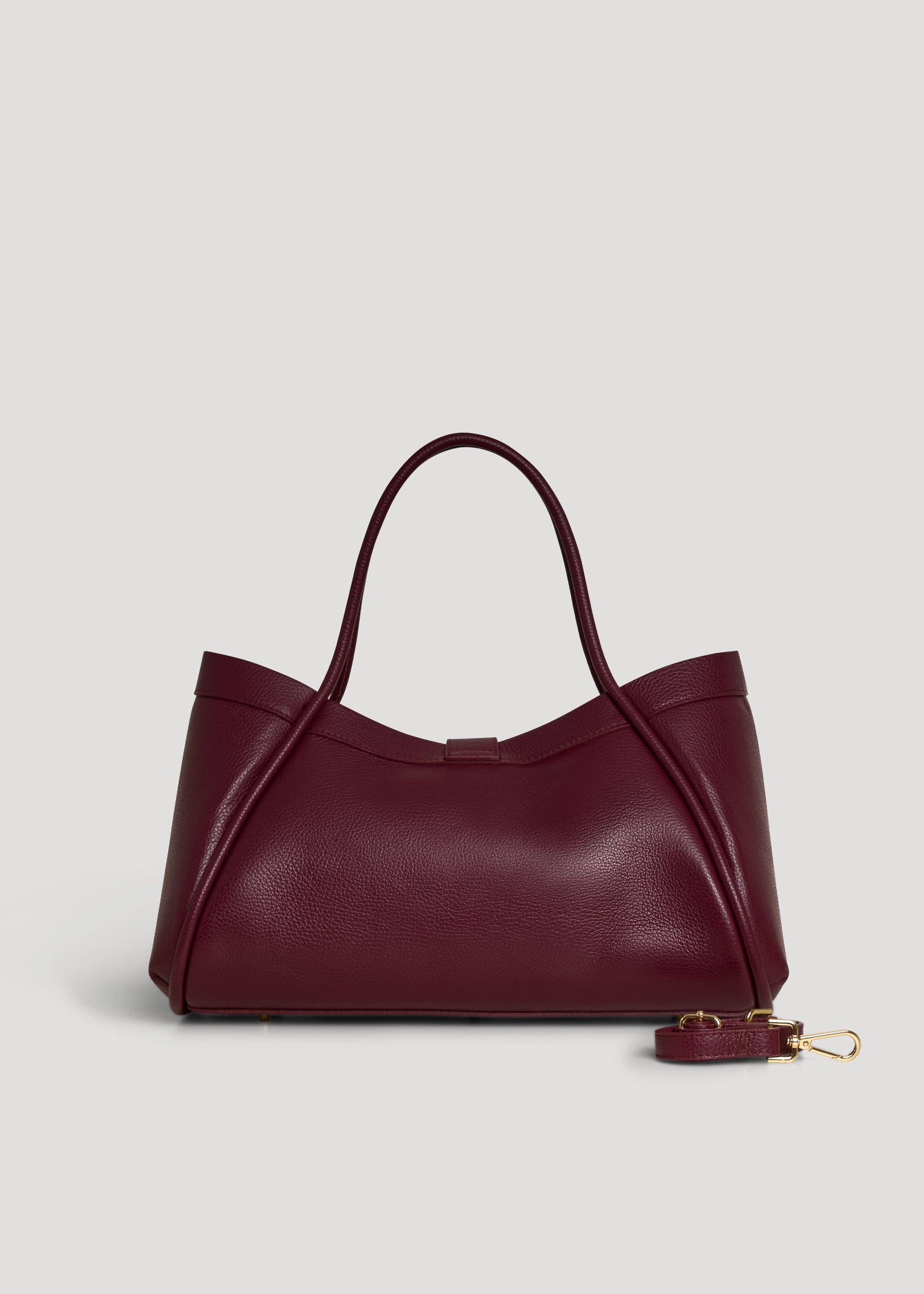 Prestige Milano - Wholesale Tote Bag - Women's - Borsa Mayfair in pelle Togo bordeaux3