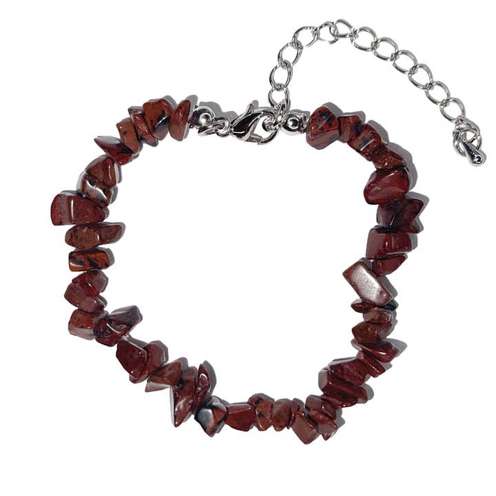 Mahogany Obsidian Bracelet - Baroque for wholesale by France Mineraux