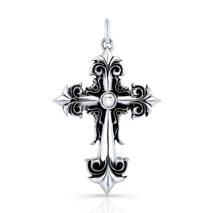 Ciondolo in argento sterling con croce freccia per la vendita all'ingrosso da parte di agrock-usa.com