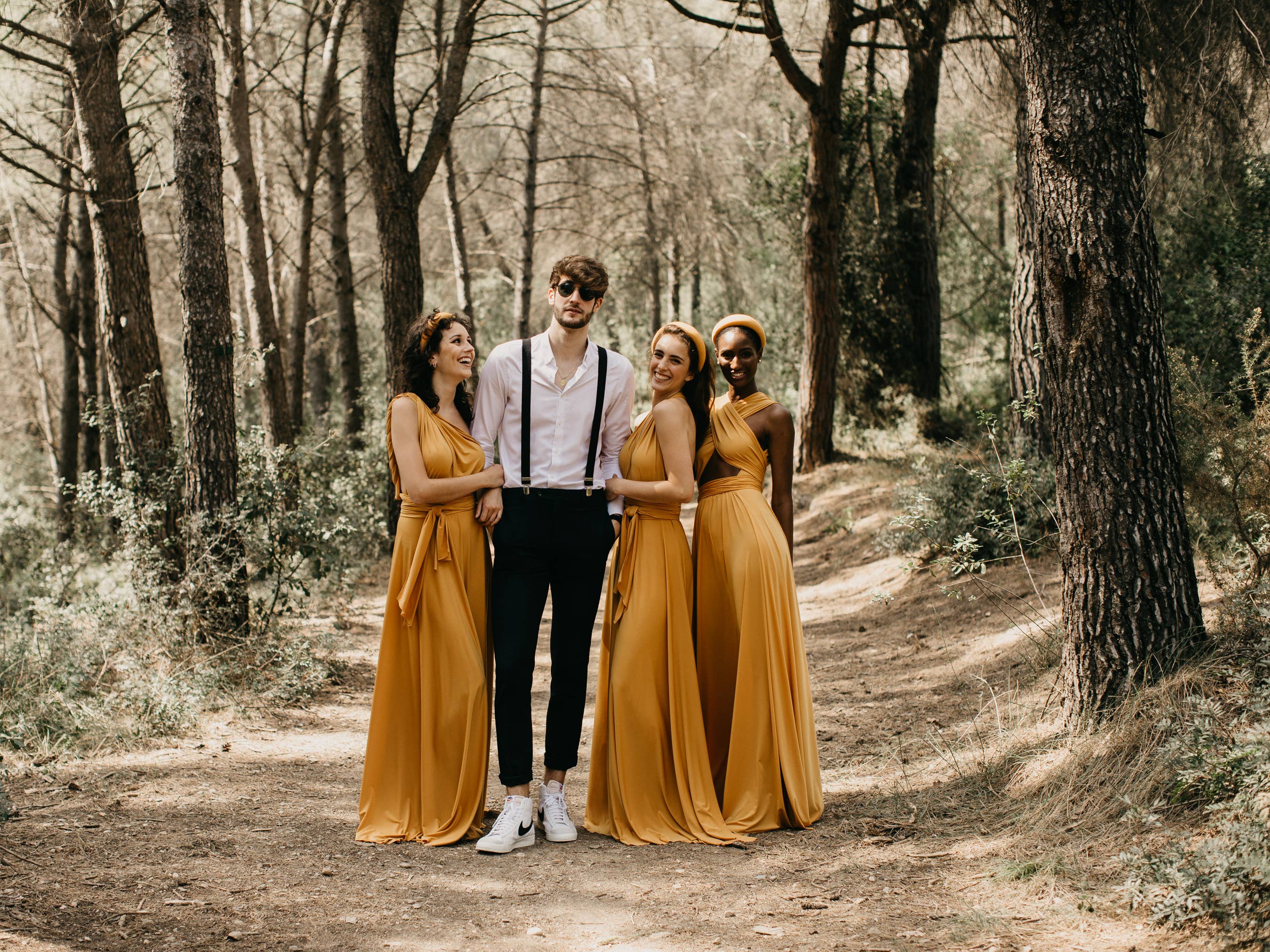 CEYLAN BCN – Engroshandel Kjole - Dame – Maxi-kjole i sennepsfarve10