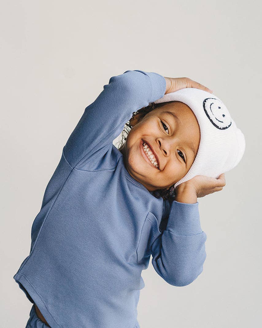 Lucky Panda Kids - Venta al por mayor Conjuntos de ropa cómoda - Niños - Conjunto de descanso | Azul océano3