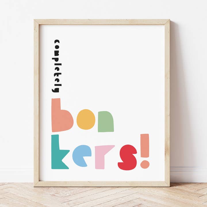 Estampado Completely Bonkers - tonos primaver para venta al por mayor de The Little Jones