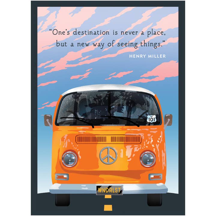 Studio Eleven Papers - Wholesale Verjaardagskaartje - Vintage Bus verjaardagskaart