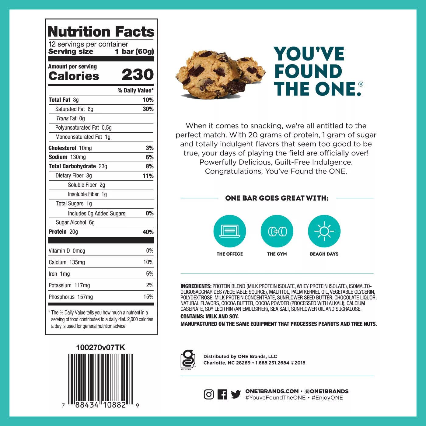 Campus Protein - Wholesale Snack Bar - ONE Bar27