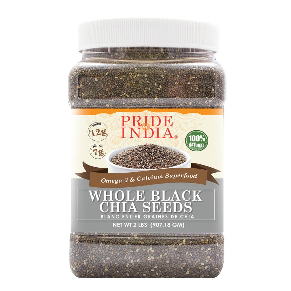 PRIDE INDIA BRANDS - Wholesale Plant Seeds - Whole Black Chia Seeds2