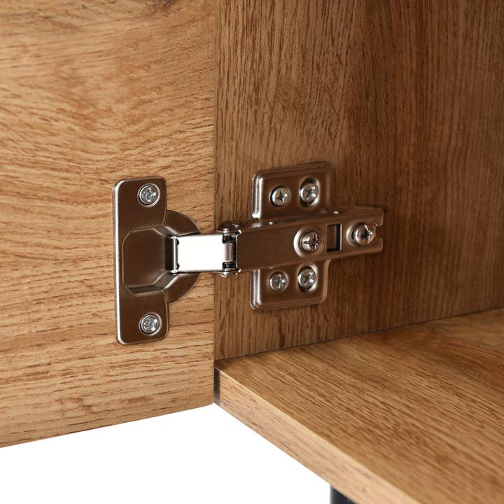 Urban Meuble - Wholesale Console Table - Modern wood grain effect TV stand with variable LED lights TRIEVAIT12