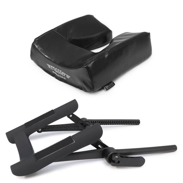 Royal Recliners - Wholesale Chair Cushion - MASTER MASSAGE Universal Ergonomic Dream™ Adjustable Massage Table Face Cradle and Ergonomic Dream Face Cushion Pillow set-Cream Color4