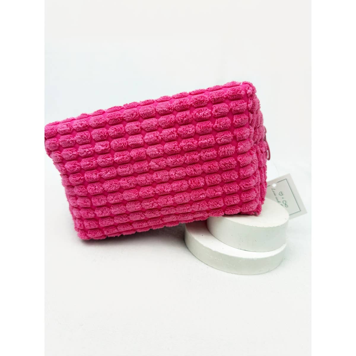 Love and Repeat - Wholesale Makeup/Cosmetic Bag - Soft Puff Textured Light Weight Cosmetic Bag2