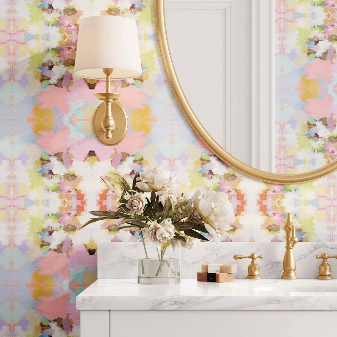 Laura Park Designs - Vendita all'ingrosso Carta da parati - Carta da parati adesiva rosa Brooks Avenue0