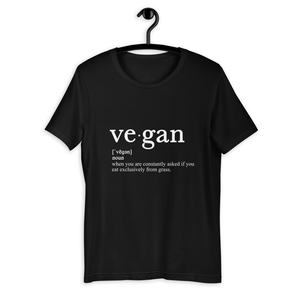 VEGANCLO - Wholesale Screen Printed T-Shirt - Unisex - VEGAN DEFINITION | Unisex T-Shirt1
