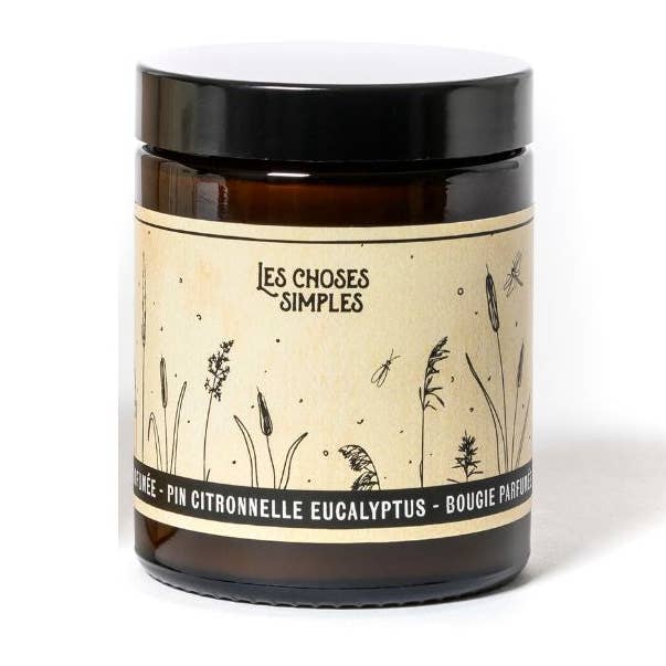 Mittlere Kerze "Citronnella" für den Großhandel von Les Choses Simples