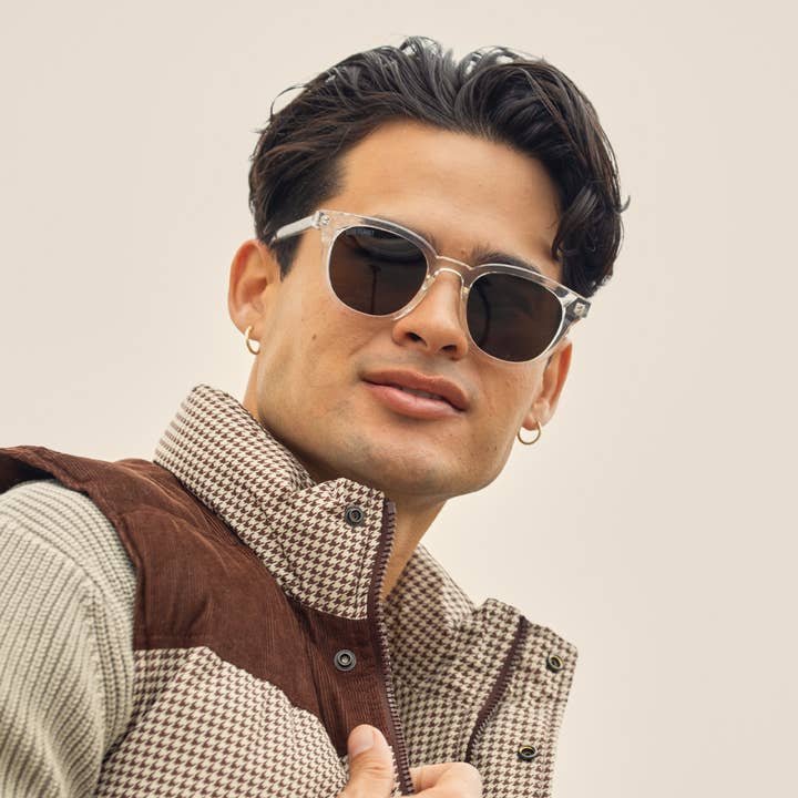 Blue Planet Eco-Eyewear – Großhandel Sonnenbrille – Herren – BP19418 -Gram - Kristallklares Braun / Braune Polarisierte Linse2