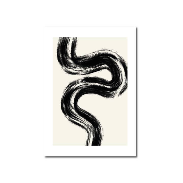 Charcoal Lines Print for wholesale by Peechy