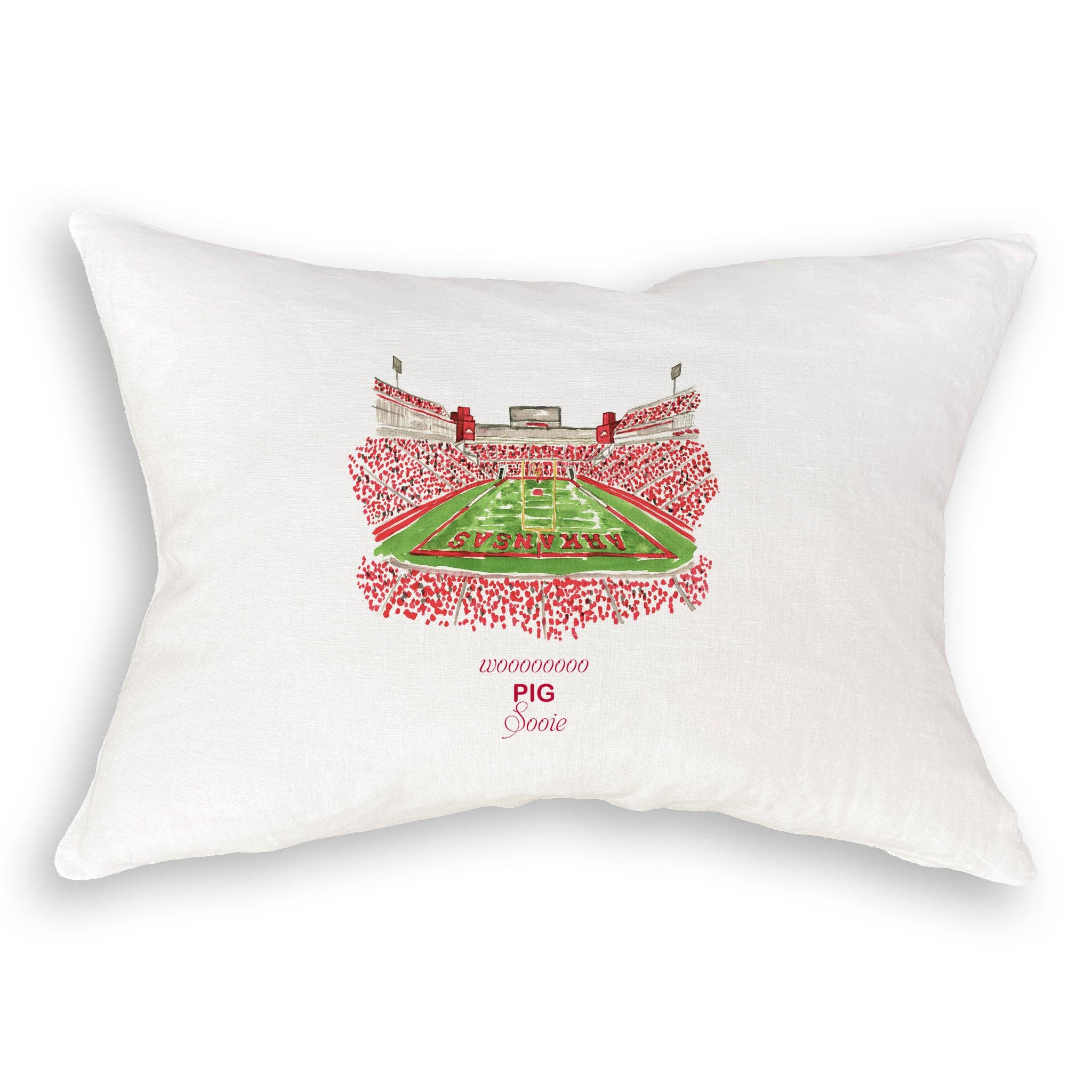 French Graffiti - Wholesale Tea Towel - Fayetteville, Arkansas Stadium with Quote9