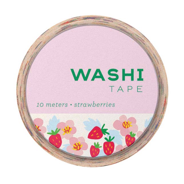Girl of All Work - Wholesale Washi Tape - Strawberries Washi Tape0