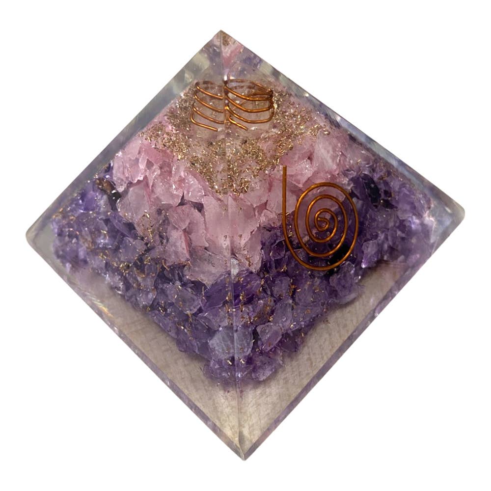 VIE - Wholesale Spiritual Stone/Crystal - Orgone Reiki Healing Pyramid - Energy Cleansing, 7.5cm9