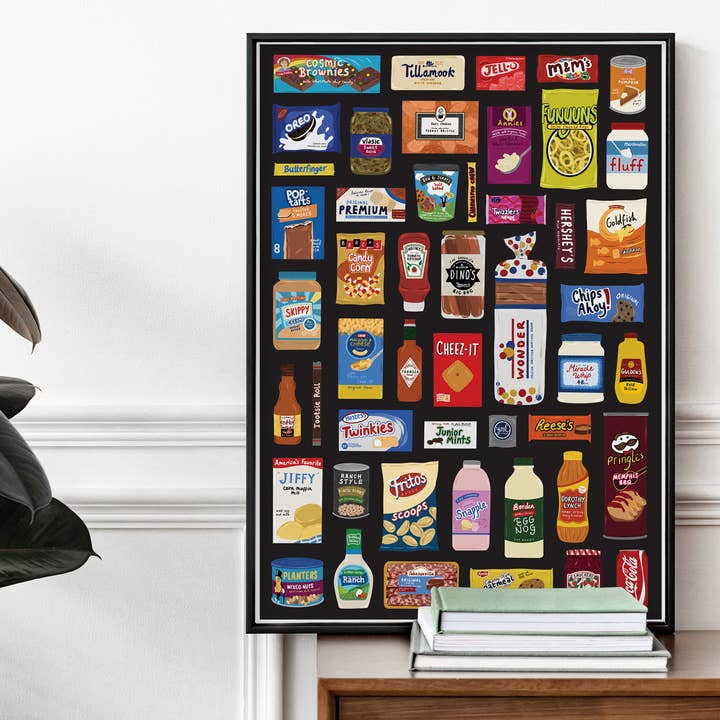 Estampado de despensa americana para venta al por mayor de Bea Baranowska Illustration