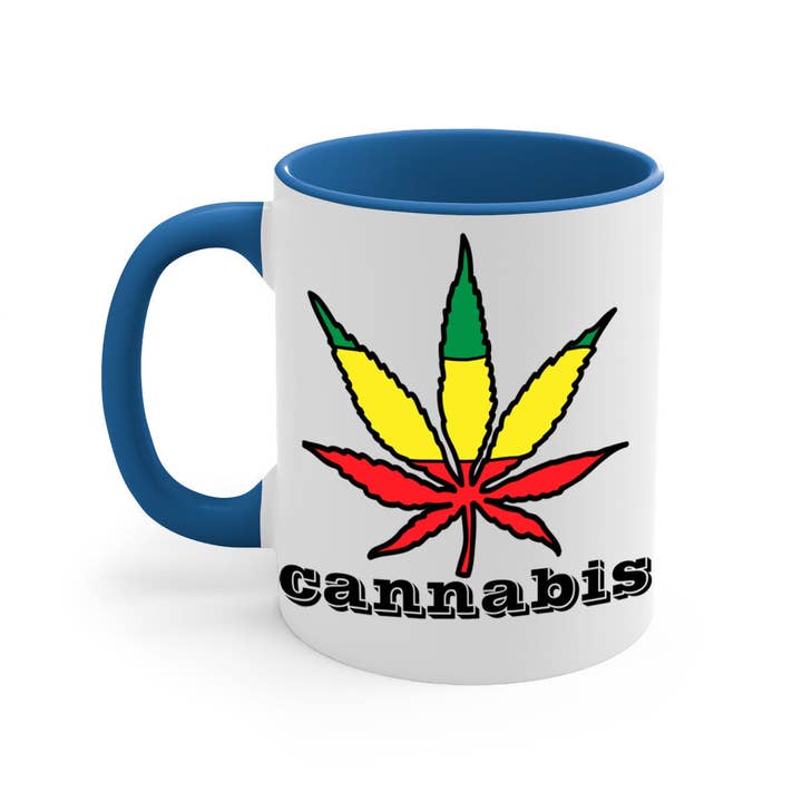 cannabis 37#- Marihuana-mok/koffiekop voor wholesale door Mugs R Us