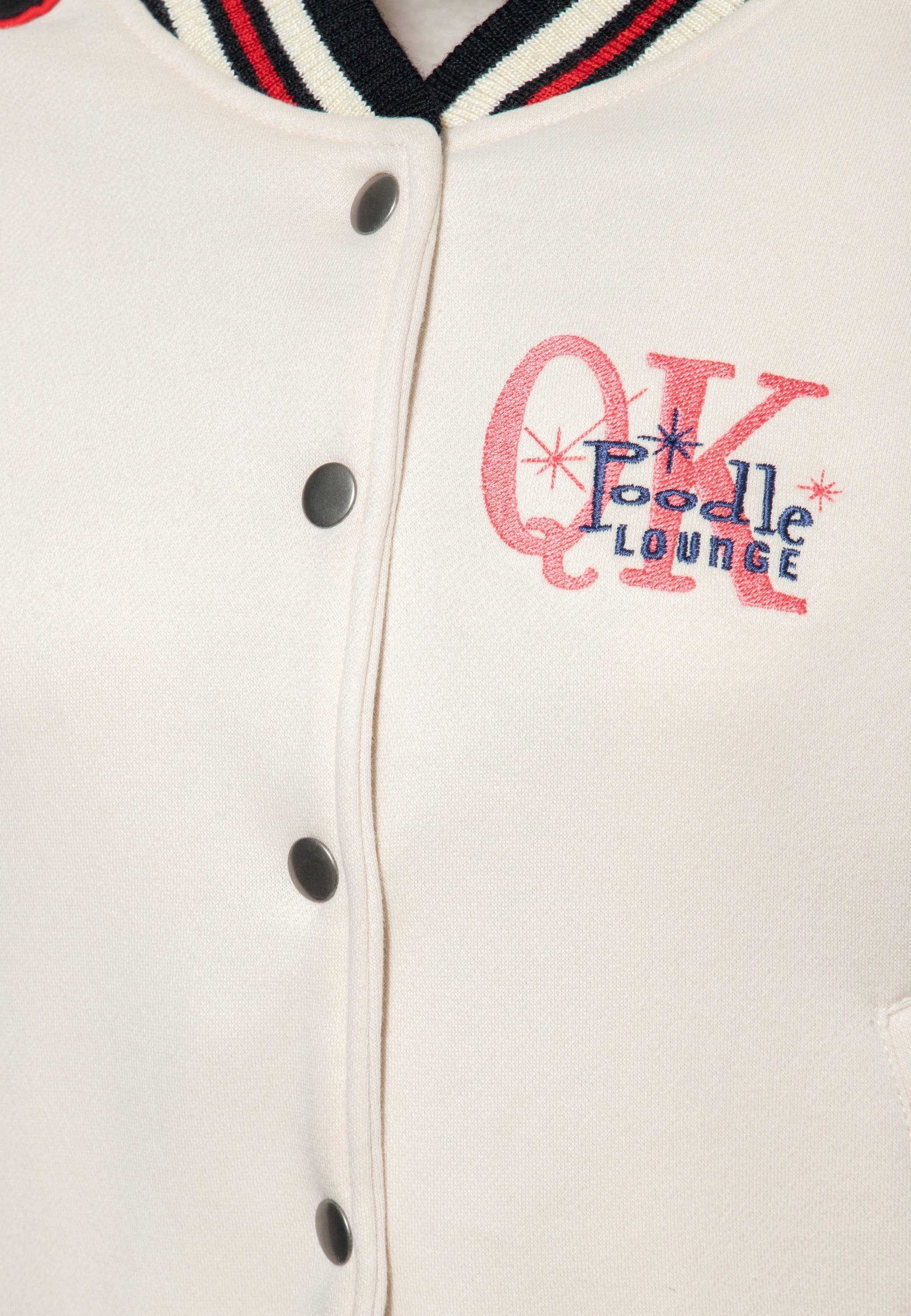 KING KEROSIN - Wholesale Varsity/Baseball Jacket - Women's - College sweat jacket “Poodle Lounge”2