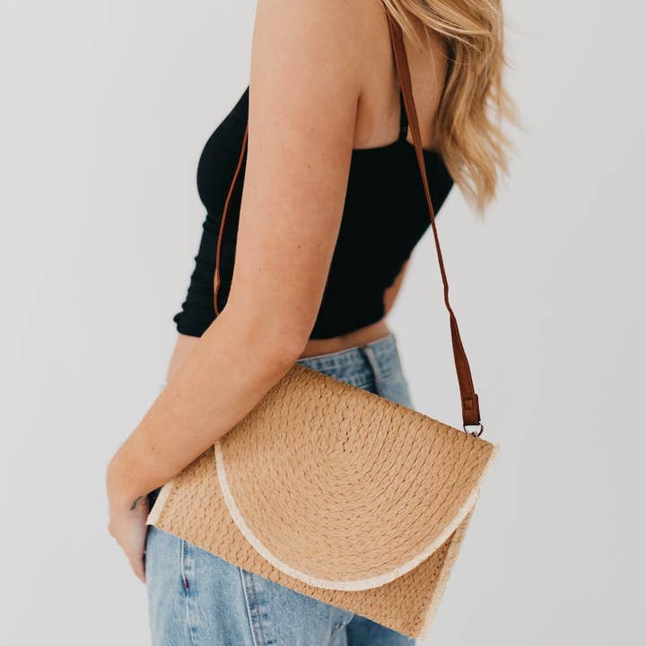 Pretty Simple - Wholesale Crossbody Bag - Women's - Turks and Caicos Foldover Crossbody Clutch Bag