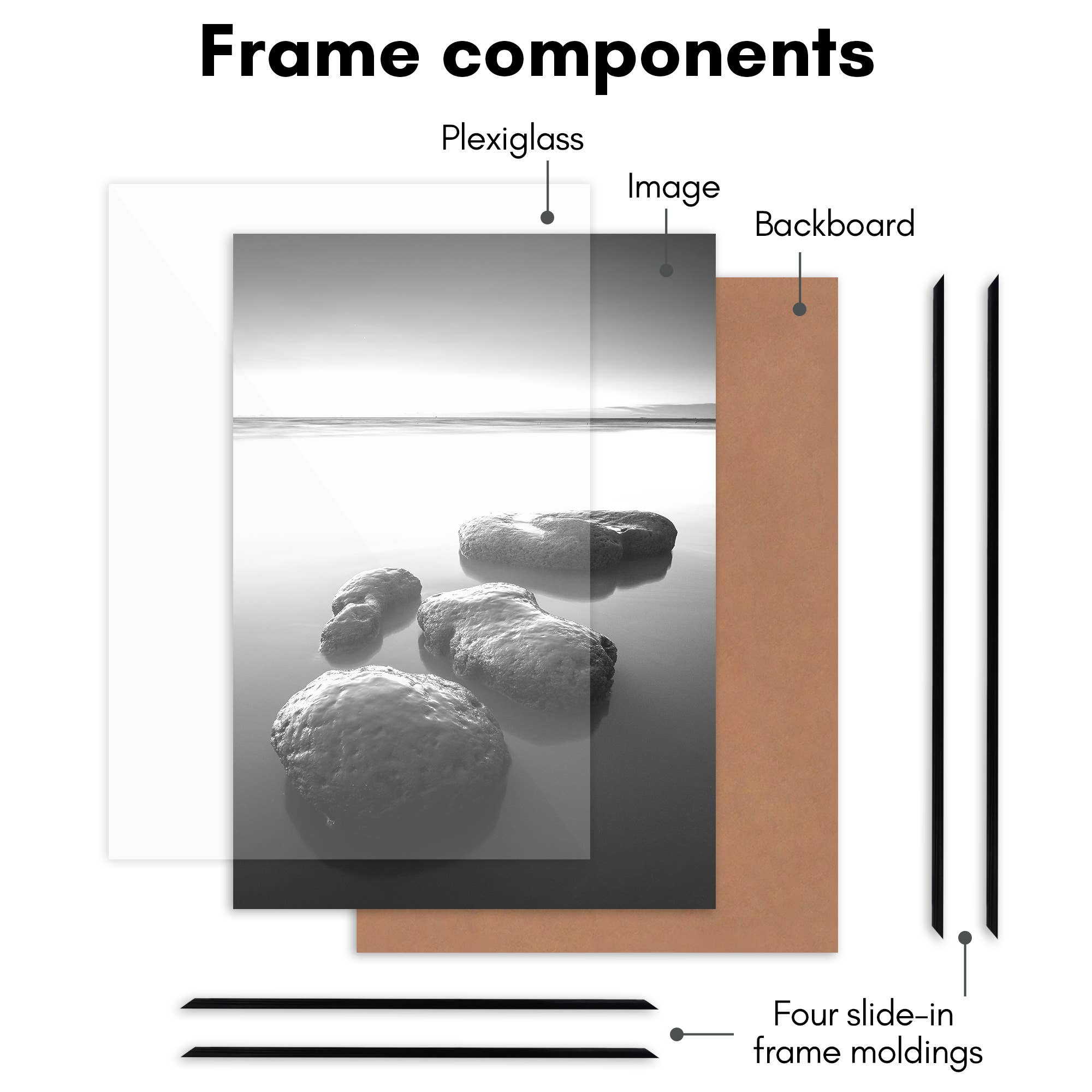 Americanflat - Wholesale Picture Frame - 3 Pack Lightweight Poster Frames42