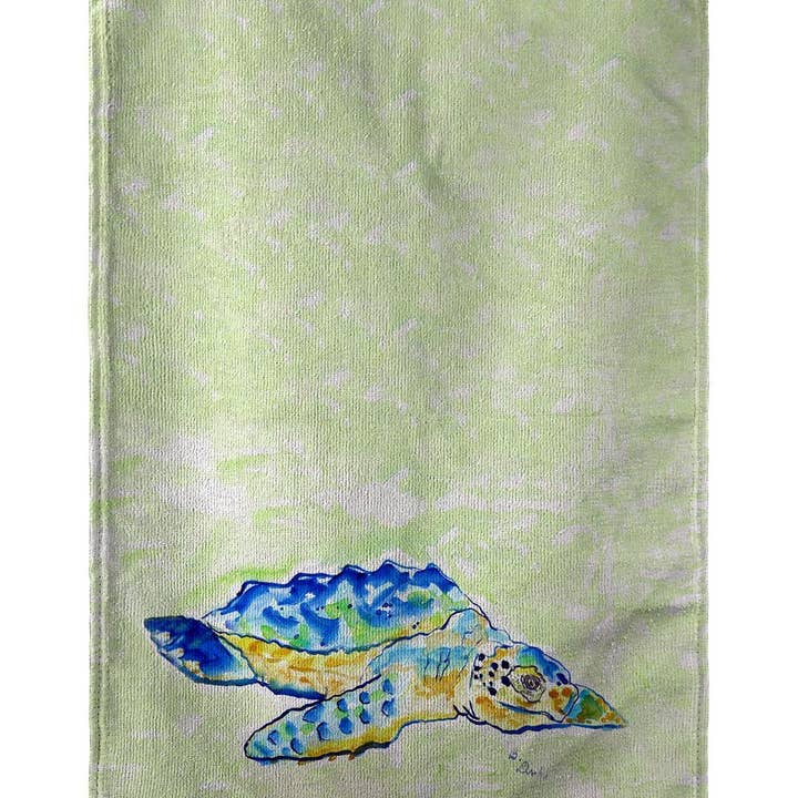 Telo mare tartaruga Loggerhead per la vendita all'ingrosso da parte di Betsy Drake Interiors