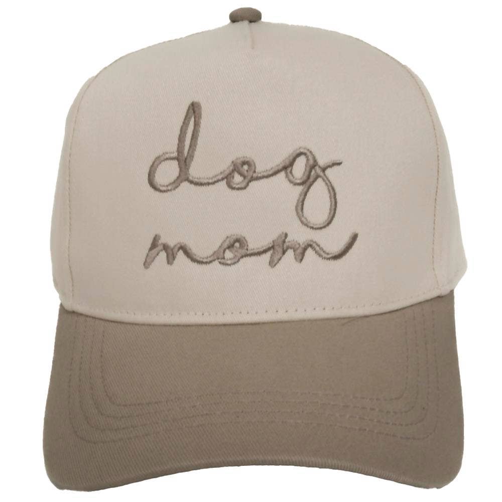 Paperdoll - Wholesale Baseball Cap - Unisex - DOG MOM EMB TWO TONE 5 PANEL BASEBALL CAP5