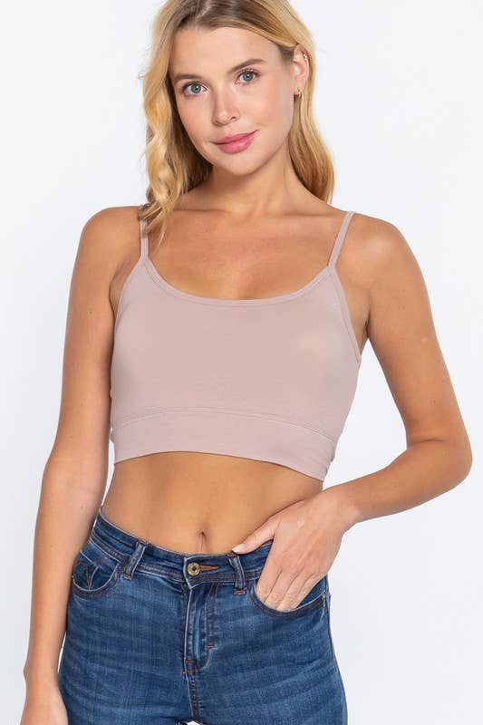 Active Basic | Active USA - Vente Caraco – femme - Débardeur à dos torsadé avec bonnet de soutien-gorge amovible et col rond12