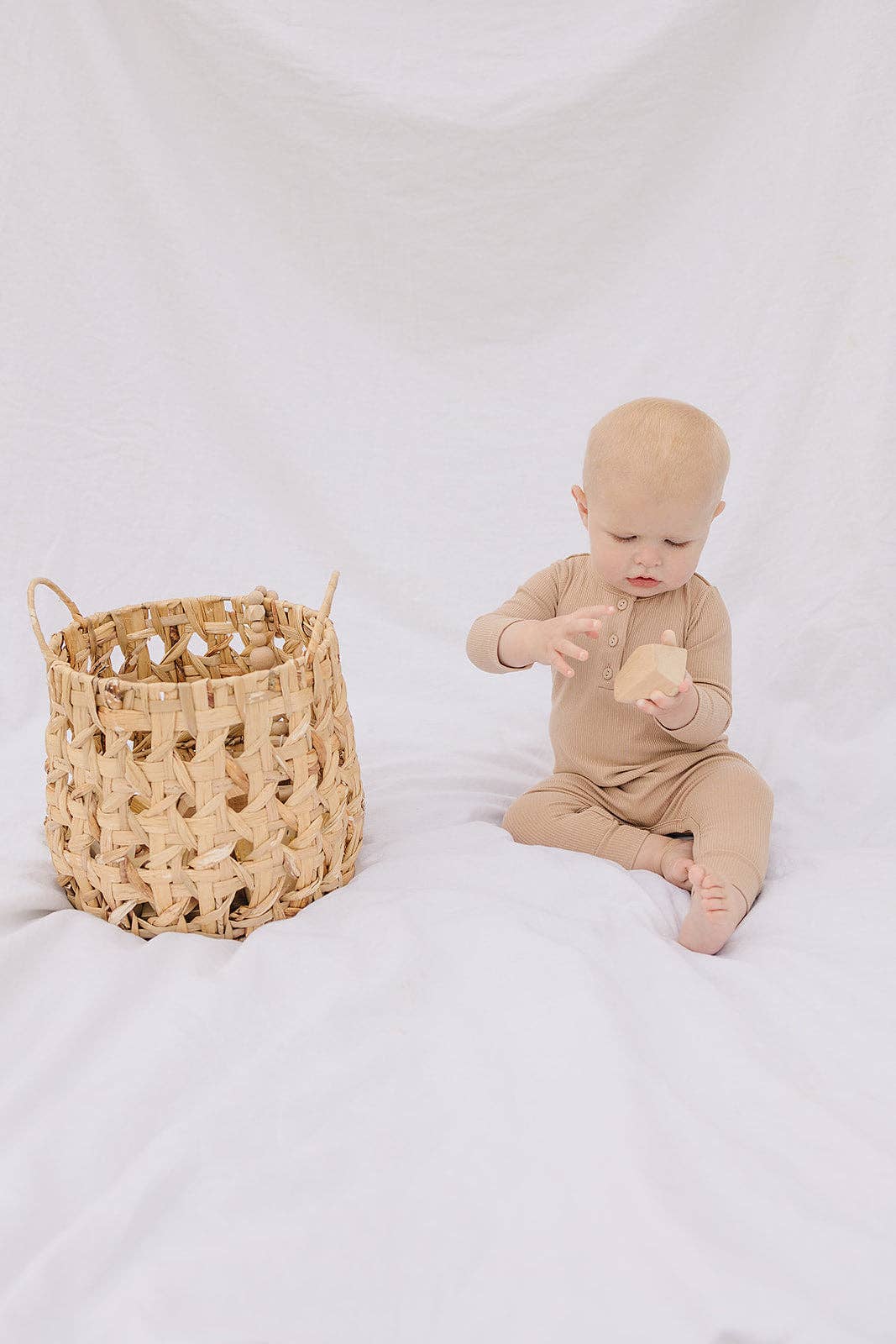 Earth Baby Outfitters - Wholesale Jumpsuit - Baby - Bamboo Ribbed Long Sleeve Henley Romper10