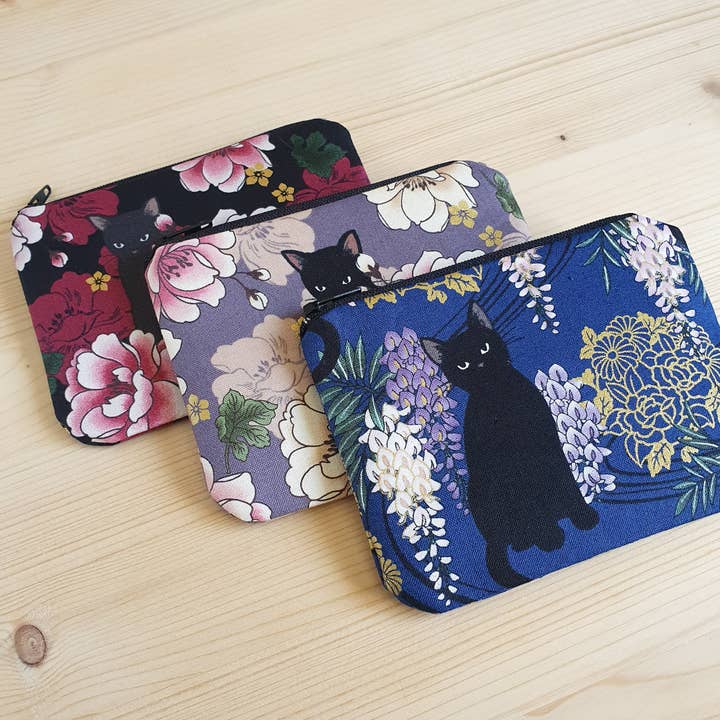 Liten kattplånbok - japanskt tyg för wholesale av Atelier KOD