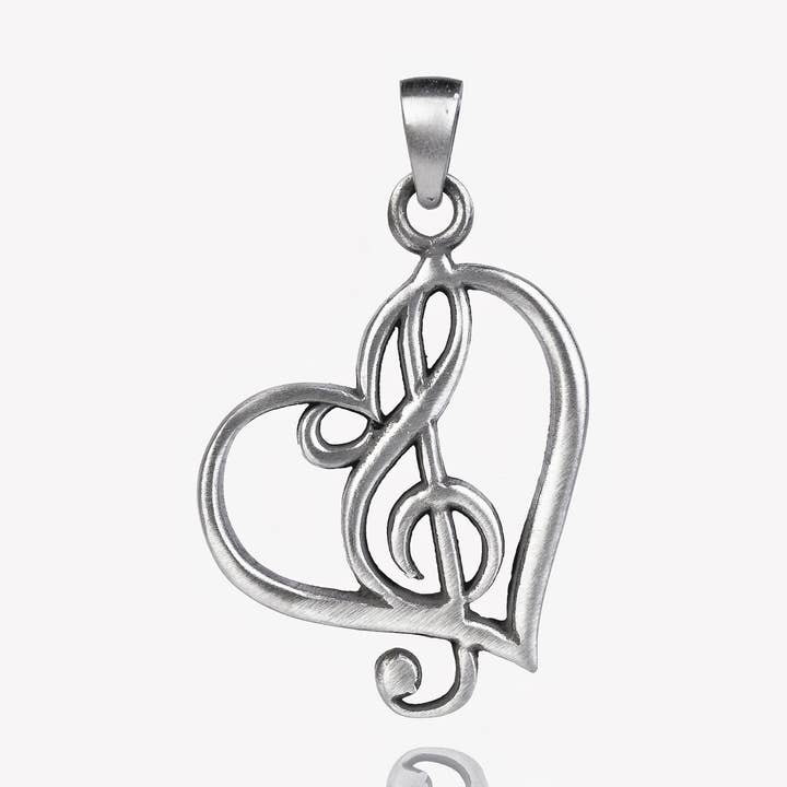 Fine Lead-Free Pewter Pendant Necklace - Love Note
for wholesale by Nirvana LLC
