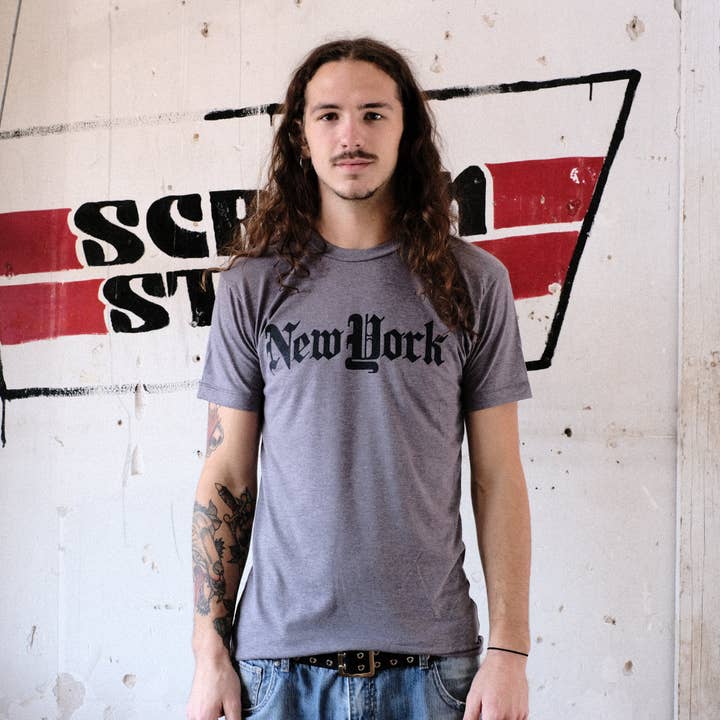 NORMAN ROSCOE - Wholesale Screen Printed T-Shirt - Unisex - New York Classic NY Times - New York City T-Shirt (NYC Touristee)2