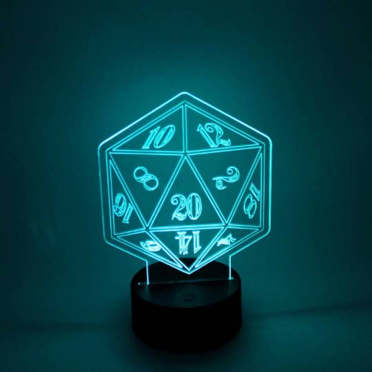 The 308 Collective - Wholesale Accent/desk lamp - D20 Dice LED Accent Light1