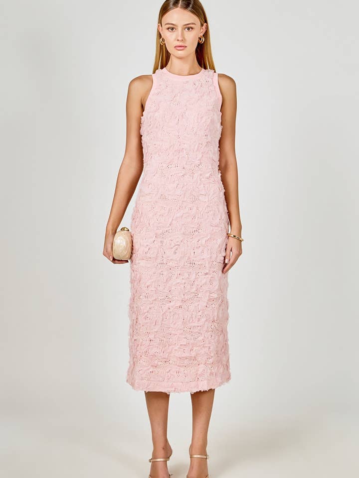 Maxiklänning med blommig applikation för wholesale av Endless Rose