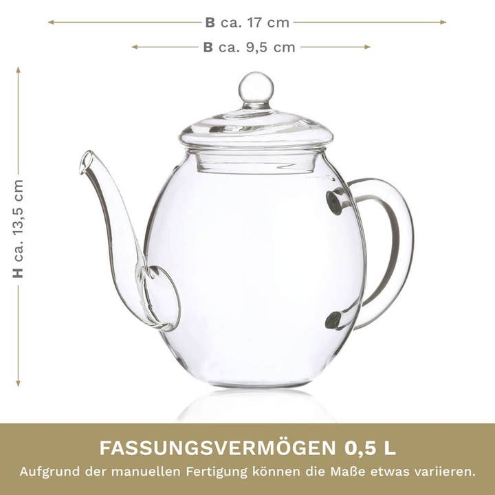 Creano – wholesale Tea set – Creano tea flowers mix - gift set blooming tea with glass jug