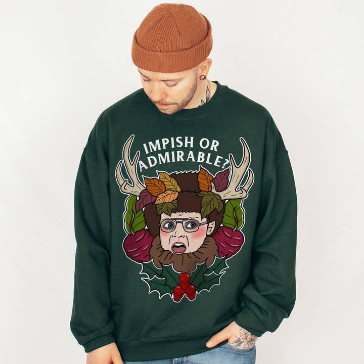 Pull de Noël Belsnickel (unisexe) pour la vente par Broken Society