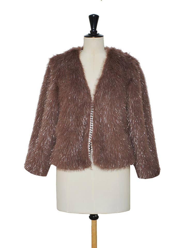 ELLI WHITE - Wholesale Fur/Faux Fur Coat - Women's - Pearl fur coat14